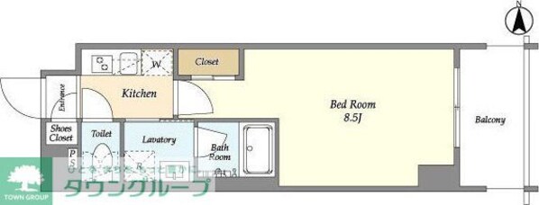 LaDouceur蒲田の物件間取画像